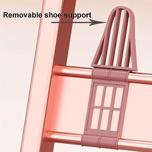 Indoor Outdoor Clothes Drying Rack Foldable Clothes Rack.Clothes Drying Rack, Heavy Duty Stainless Steel Collapsible Clothes Airer for Indoor/Outdoor Use, Ideal for Towels and Linens，（Pink，1