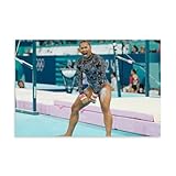 ZIQIYUBO Athlete Jordan Chiles Room Aesthetic Canvas Art Poster And Wall Art Picture Print Modern Family Bedroom Decor Posters. Unframe-style, 20x30inch(50x75cm)