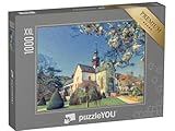 Dimensions XXL : 90 x 67 cm Puzzle 1000 pièces XXL « dans Le Style de Paul-Cezanne - Architecture monastique en Europe - Collection de Puzzles Artistes & Tableaux »