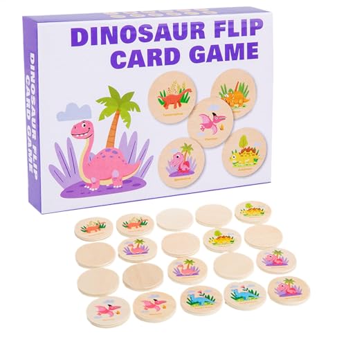 Memory Game for Kids - Memory Training Toys | Dinosaur Pattern Educational Logical Thinking Playset, Early Learning Toys for Kids Aged 3+