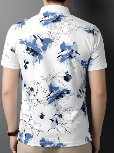 Image of Noble Monk T-Shirt for Men || Half Sleeves Men's T-Shirt || Solid Polo || Multicolor Tshirt