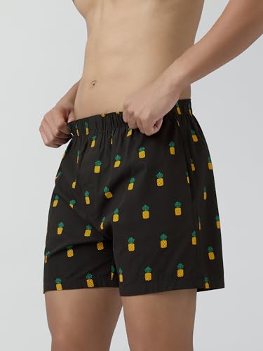 Image of XYXX Men's Remix Regular Fit Cotton Printed Boxer with Dual Pocket & No Marks Waistband (Pack of 2)