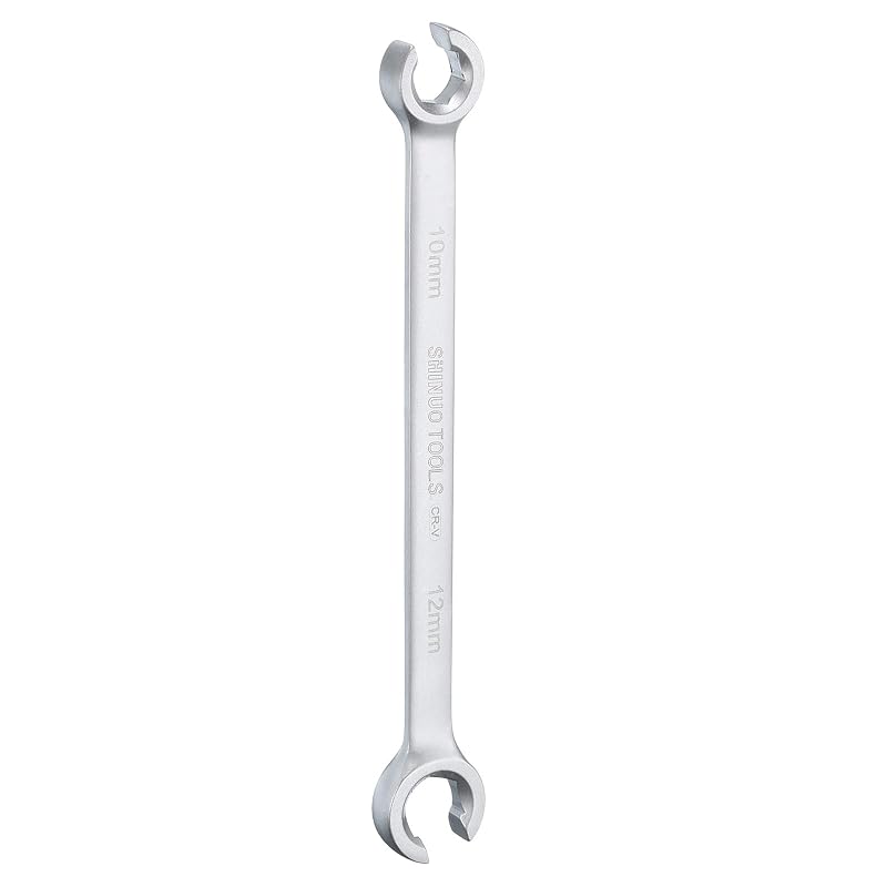 Chave de Boca Dupla HARFINGTON 10 mm x 12 mm em Aço CR-V com Revestimento de Níquel