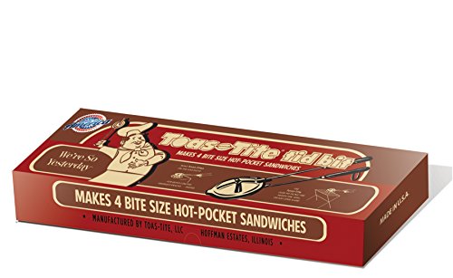 Toas-Tite Toas-Tite TID Bit Stovetop Grill Hot-Pocket Sandwich Snack Cooker, Small, Silver - Thumbnail 3