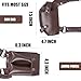 Shoulder Holster Adjustable Vertical Holster Belt PU Leather Cosplay Costume Accessories Brown