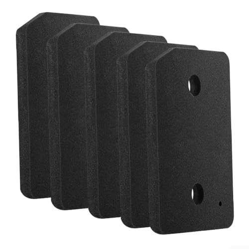5 Pcs Plinth Filter Replacement, for Miele T1 Series Dryer Heat, Pump Sponge Filter, High Efficiency 207x157x30mm Fits TSD443WP TSF763WP TSA213WP TWF640WP TCH630WP TKB140WP Dust Prevention(5)