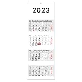 TR_160 Calendrier 4 mois vierge avec effet brillant chiffres I 33 x 90 cm