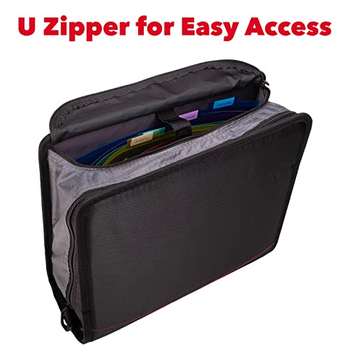Case It D-186-JBK Case-It The King Sized Zip Tab Zipper Binder thumb #7