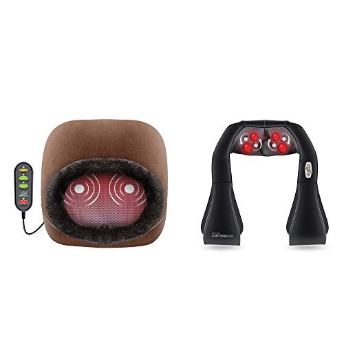 Snailax 3-In-1 Foot Warmer Neck Massager Bundle | Vibration Massage With 2 Settings Of Heating Pads, Feet Massage Machine For Foot,Leg,Back Pain Relief #TOP11