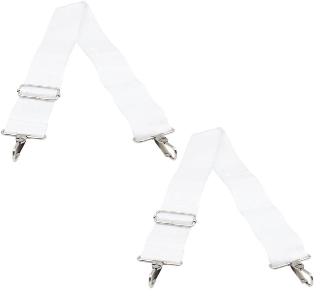 Yardwe 2pcs Marching Snare Drum Strap Adjustable Belt Buckle Straps for Instruments