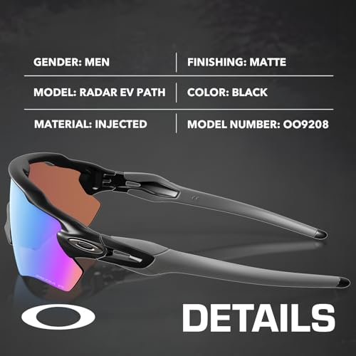 Image of Oakley RADAR EV PATH OO9208 Shield Sunglasses With Official Eyewear Kit | Men's & Women's Sunglasses