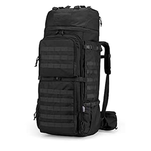 Mardingtop 75L Tactical Backpack Large Camping Backpack Military Rucksack with Rain Cover Molle System Army Backpack for Outdoor Trekking,Mountaineering,Hiking