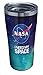 Tervis 1328965 NASA - I Need My Space Stainless Steel Insulated Tumbler with Clear and Black Hammer Lid, 20oz, Silver