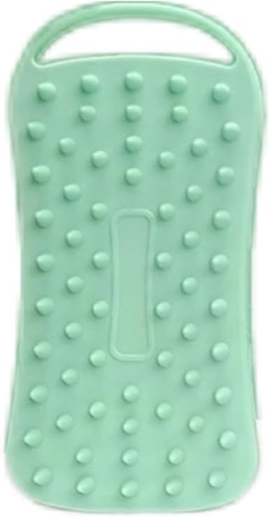 BUFFER® Silicone Bath Body Brush with Self-Strap Exfoliating and Massage Effect