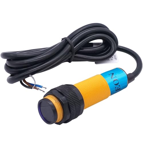 Image of BOJKEON M18 Photoelectric Sensor Switch Proximity Switch, E3F-DS30C4 Diffuse Reflection Sensor Optical,6-36VDC NPN NO Proximity Switch Inductive Distance 300MM