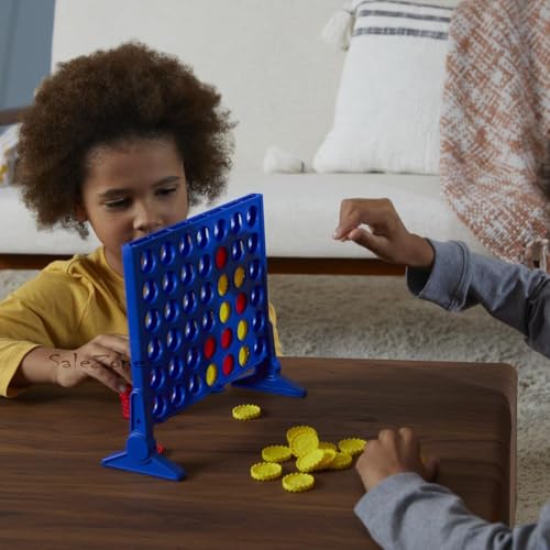 Image of Strike 4 Game, Classic Dis Dropping Game, Board Game for Families, Educational Toy, Family Fun Activity Toy, Strike 4 for Kids,Adults,Boys,Girls,Childrens (2 Players).