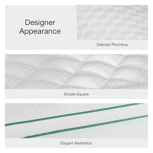 Novilla Full Mattress Topper, Extra Thick Pillow Top Mattress Pad, Down Alternative Fill Breathable Cover, 8-21" Deep Pocket Soft Bed Topper for Back Pain Relief by Novilla - Used condition - Image 5