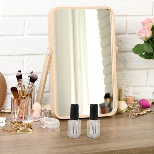 Botellas de esmalte de uñas de cristal transparente con cepillo, 20 frascos elegantes de 5 ml 5