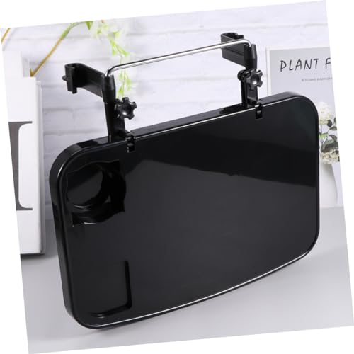 Tablette support ordinateur portable voiture siège pliable noir - 8