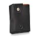 Produktbild DONBOLSO® Slim Wallet mit Münzfach Bern Herren Kreditkartenetui Geldbörse Leder Mini Geldbeutel Klein Portemonnaie Damen Kartenetui Schwarz