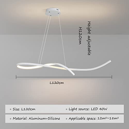 Office chandelier suspendu LED linéaire moderne pour espace de travail - 7