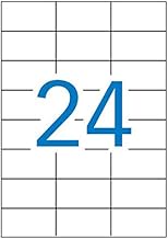 Mattio - Pack of 100 A4 sheets for laser copier and ink 24 labels by hoja