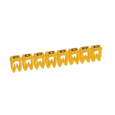 Legrand 038126 Repère CAB 3 pour Filerie 0.15mm² à 0.5mm² et Blocs de Jonction avec Lettre Majuscule Q