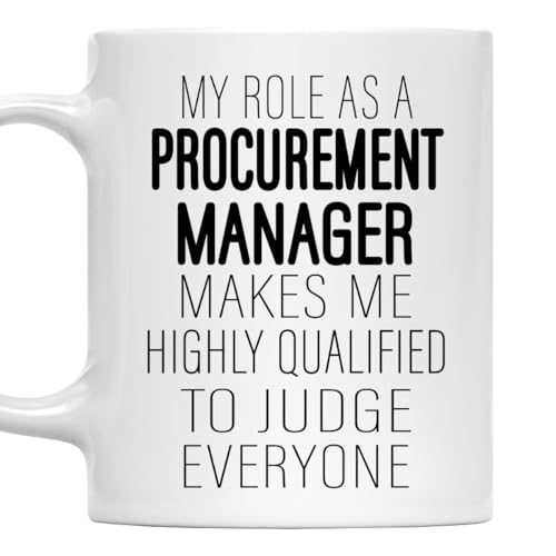 Procurement Manager Mug, My Role As a Procurement Manager 11oz Ceramic Mug