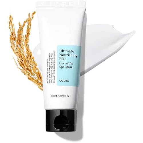 COSRX Ultimate Nourishing Rice Overnight Spa Mask, Niacinamide, 2.02fl.oz