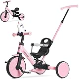 RIDYEE 5-in-1 Toddler Tricycle for Ages 1.5–5, Parent...