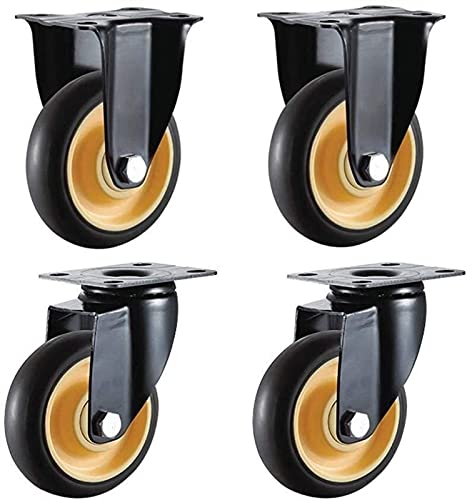 Roulettes pivotantes transport industriel charge 70kg par roue pour meuble