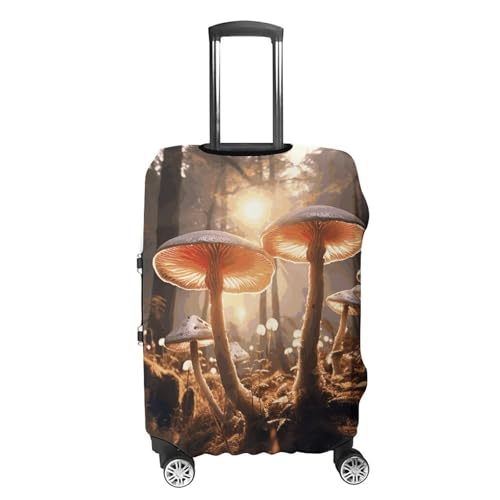 Travel Luggage Protector Cover Waterproof Wheeled Travel Mushroom Forest Suitcase Covers Case For 19-32 Inch Luggage4