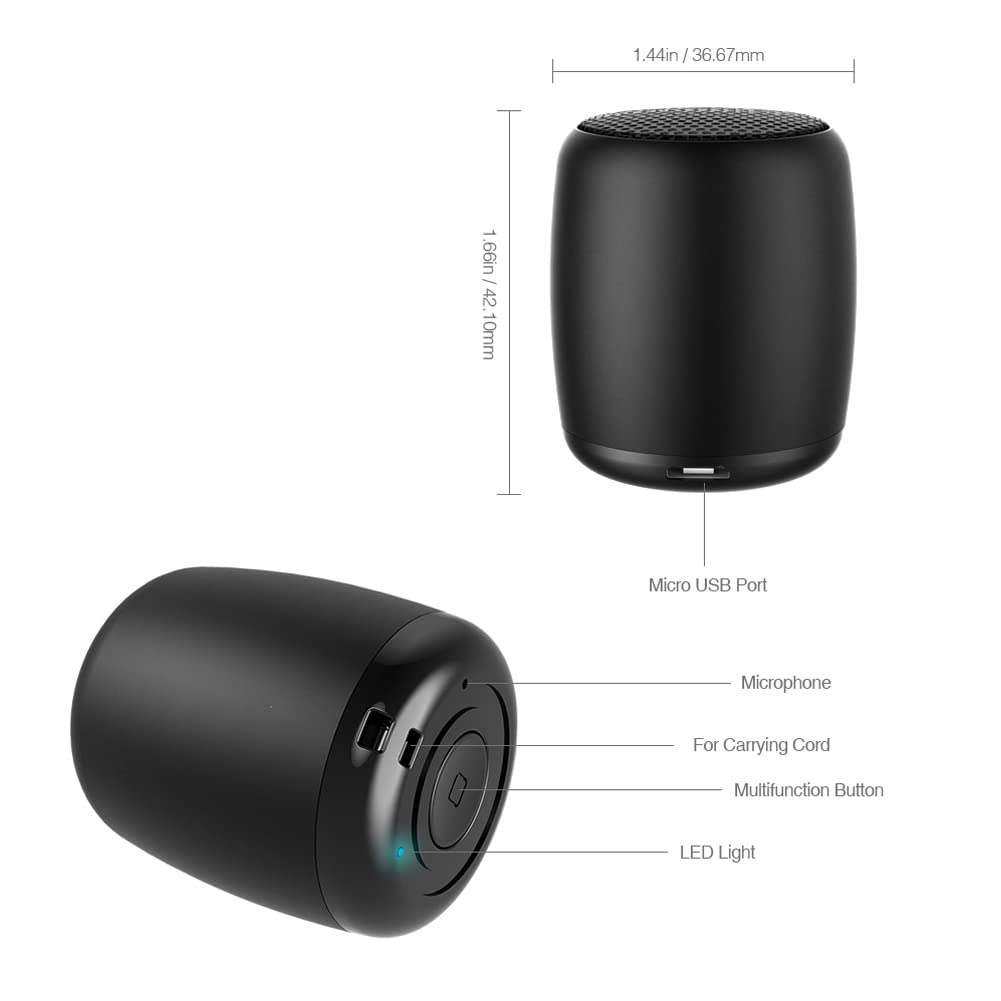 Lalarma Altoparlante Bluetooth con Microfono Wireless Rose
