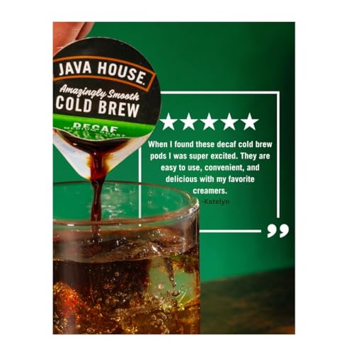 JAVA HOUSE Decaf Cold Brew Capsules 6-Pack