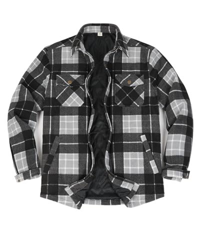 Veste chemise matelassée homme pour le week-end et les activités de plein air en hiver