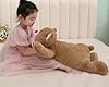 XMV 26 inch 5 lbs Bear Weighted Stuffed Animals, Large Weighted Plush Animal, Cute Plush Toy Pillow, Soft Bear Plushie Gifts for Adults, Kids, Boys and Girls(Brown) #3