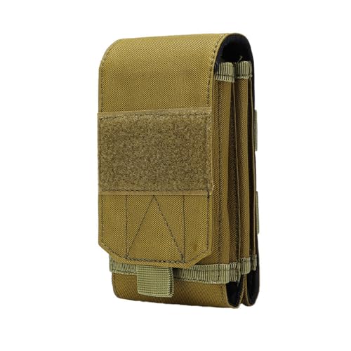 Custodia per Cellulare Tattica, Porta Telefono da Cintura Molle Impermeabile con Doppie Tasche Integrate, Fondina per Cellulari da Cinture Tattiche Gilet Zaino