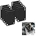 Kalastussaari Skateboard Riser Shock Pads Rubber Soft 3MM Longboard Rise Pads for Longboards Scooters Cruisers Black 10PCS Rubber Skateboard Riser Pads