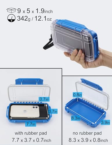 image for Hlotmeky Dry Box Waterproof Box for Kayaking Boat Waterproof Phone Box
