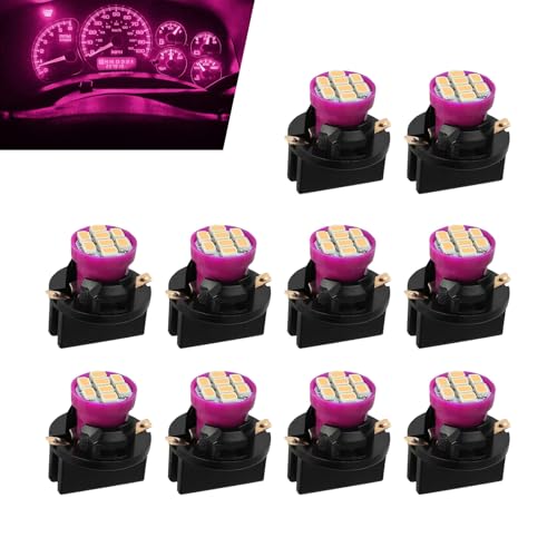10 PCS T10 194 168 3020 SMD LED para tablero de auto miniatura 1