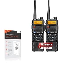 BoxWave Screen Protector Compatible with Tidradio UV-5R - ClearTouch Anti-Glare 2-Pack, Anti-Fingerprint Matte Film Skin