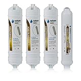 cambiar filtros osmosis inversa 5 etapas Conjunto de 4 filtros de alto rendimiento, comprobados en las condiciones más adversas, para garantizar el mayor rendimiento. Eliminación de cloro libre, reducción de olores y sabores anómalos en al agua, así como compuestos volátiles orgánicos, pesticida y otros contaminantes. Certificación de materia prima homologada para uso alimentario.