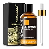 MAYJAM アロマオイル ベルガモット 精油 天然100% エッセンシャルオイル 100ml ベルガモットオイル アロマ ディフューザー／加湿器用 芳香用 プレゼント