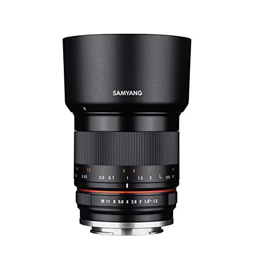 Samyang 35/1,2 Objektiv APS-C Fuji X manueller Fokus Fotoobjektiv, Weitwinkelobjektiv schwarz, X-T30 II