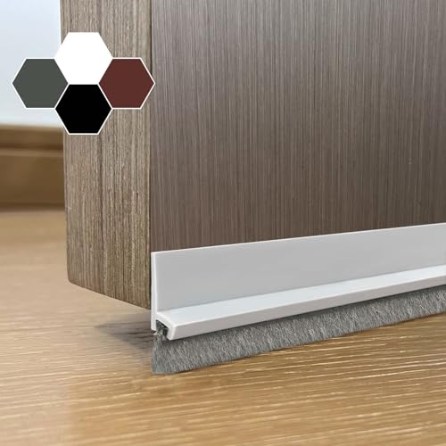 Balai de porte isolant phonique et thermique sous porte blanc