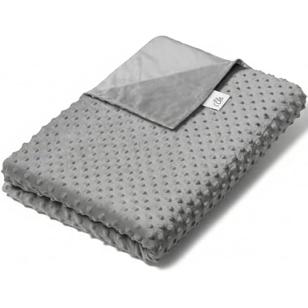 Ella Poszewka na kołdrę na kołdrę obciążeniową 150 x 200 cm wykonana z cudownie miękkiego materiału Minky – nadaje się do koców obciążających 7 kg i 9 kg