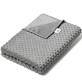 Ella Bettbezug 135x200 cm für Gewichtsdecke - Weicher Minky-Fleece-Deckenbezug - Geeignet für 7 kg und 9 kg Gewichtsdecken