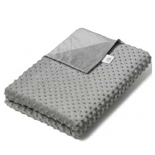 Ella Bettbezug 135x200 cm für Gewichtsdecke - Weicher Minky-Fleece-Deckenbezug - Geeignet für 7 kg und 9 kg Gewichtsdecken