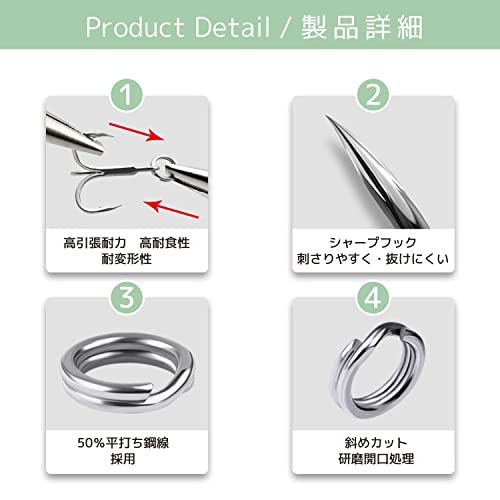ANCL メタルバイブ 鉄板バイブ ルアー 10g x2個 7g x3個 セット シーバス ヒラメ 5枚目