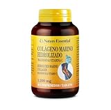 Nature Essential | Colágeno Hidrolizado Marino 1.200 mg | 90 Comprimidos | Ácido Hialurónico, Vitamina C y Magnesio | Huesos, Cartílagos y Articulaciones